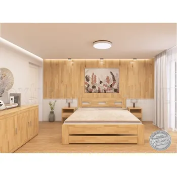 Postel Postel Bora BUK Šířka: 160x200, Moření: Bílá transparent