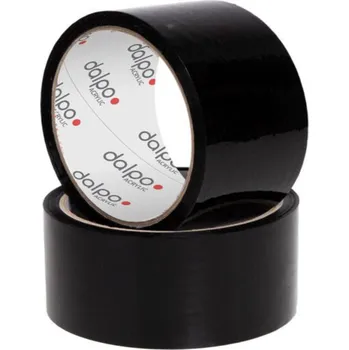 Lepicí páska Balicí páska Dalpo černá, šířka 48 mm, délka 45 m, 6 ks