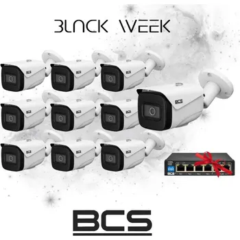 Bezpečnostní kamera BCS Line kamera BCS-L-TIP25FSR5-Ai1 Balení 10 kusů. Zdarma PoE přepínač