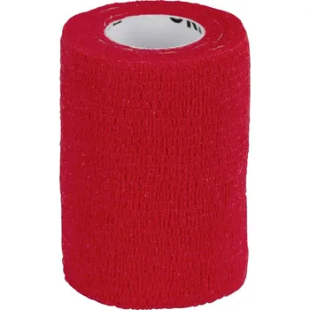 Chov hospodářského zvířete Obvaz samolepící EquiLastic, 7,5 cm, červený