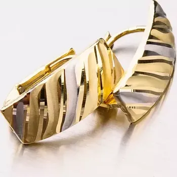 Náušnice Dámské náušnice zlato mix 585 42-31546