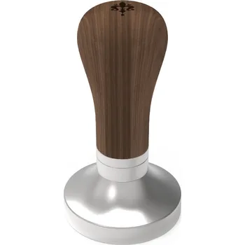 Domácí spotřebič Eureka tamper s nastavitelnou rukojetí, 58,35mm, plochý, walnut
