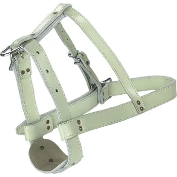 Ohlávka pro býky kožená chromovaná, 38 mm