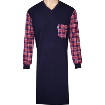 Pánská noční košile Pánská Noční Košile FOLTÝN NK380 Velikost: 4XL, Materiál: Dlouhý rukáv