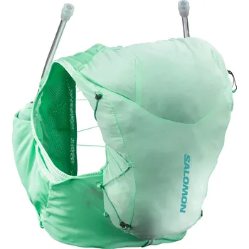 Salomon ADV SKIN 12 W with flasks LC1760200 - beach glass/ebony 2XS sportovní batoh