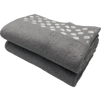 OLIVIA osuška 70 x 140 cm šedá