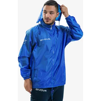 Pánská mikina Givova šusťáková bunda Rain - modrá XL