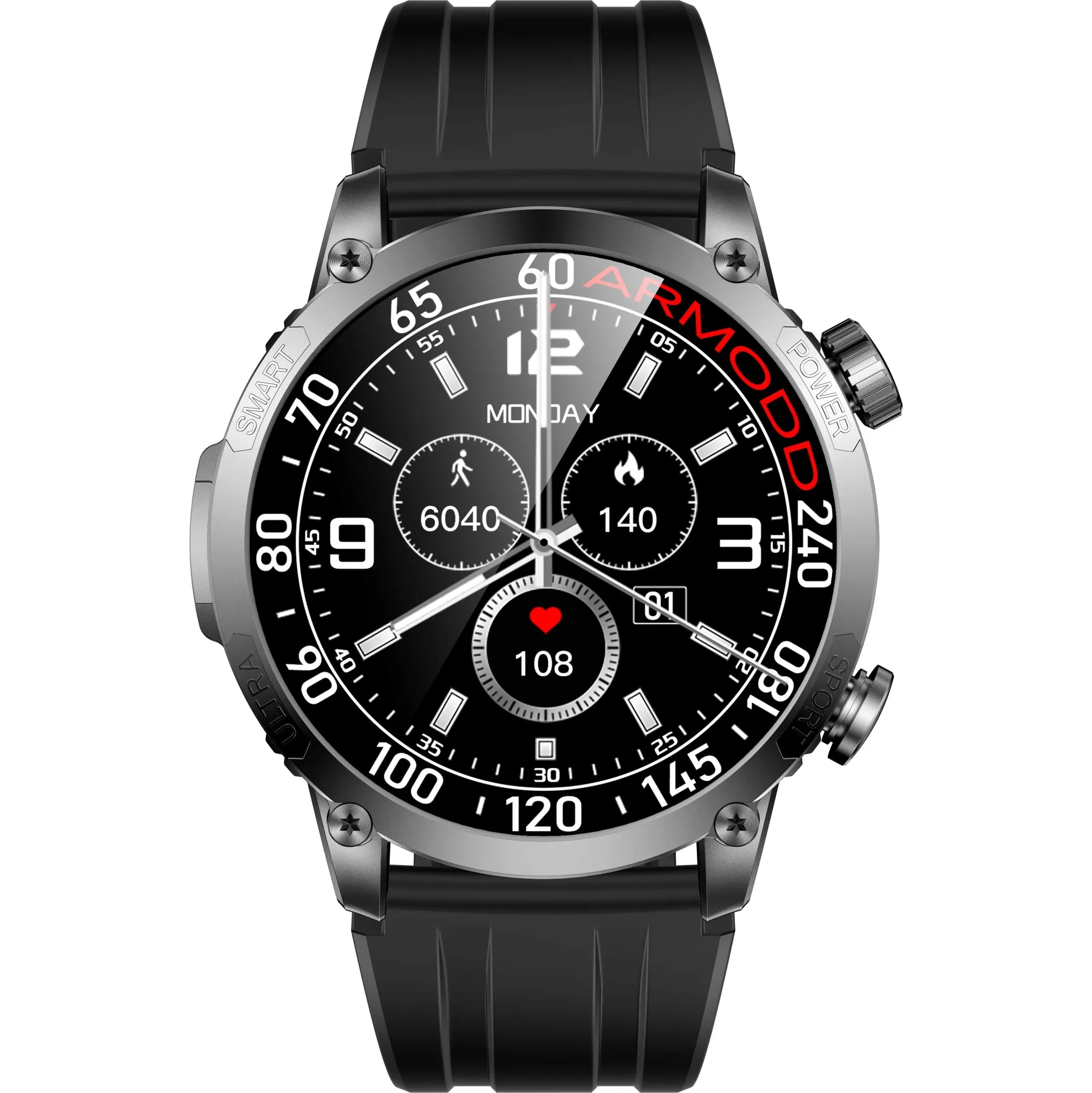 Fotografie 3 - Chytré hodinky Armodd Silentwatch 7 Pro GPS černé