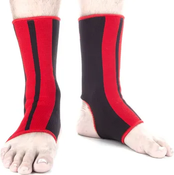 Bandáž kotníků Fighter - černá/červená, FAS-04 S