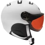 Lyžařská helma se štítem Kask Piuma-R Chrome Photo White/Silver