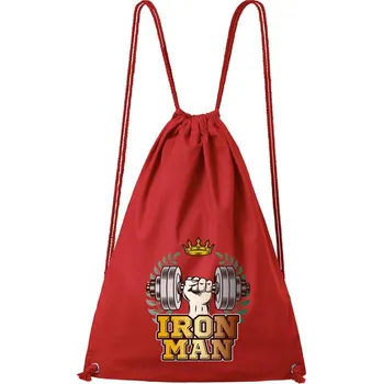 DOBRÝ TRIKO Bavlněný batoh Iron man Barva: Červená