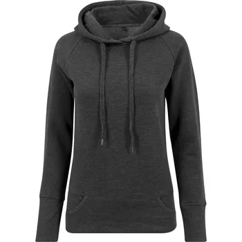 Dámská mikina Build Your Brand Dámská mikina s kapsami BY043 Charcoal (Heather) XS