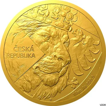 Sběratelství Česká mincovna Český lev 2024 10 oz