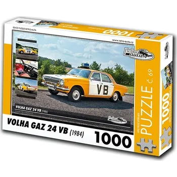 Puzzle Puzzle RETRO AUTA 1000 dílků RETRO AUTA© Puzzle Volha GAZ 24 VB (1984)