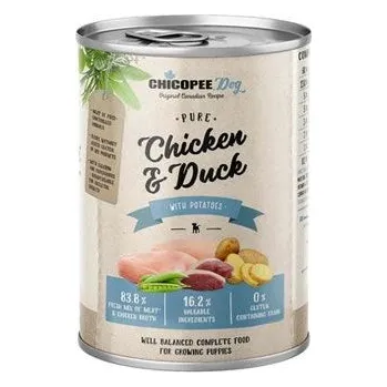 Krmivo pro psa Harrison Pet Product Inc. Chicopee Dog konz. Junior Pure Chicken&Duck 400g
