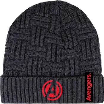 Čepice Chlapecká čepice AVENGERS zimní 54,56 Barva: Černá, Velikost: 54