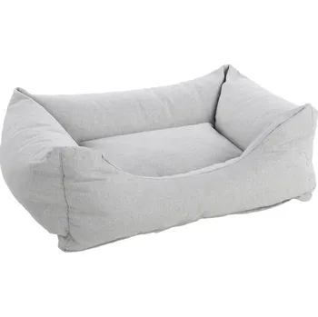 Pelíšek pro psa Pelech FLAMINGO Geneve obdélníkový šedý 80x67x22cm