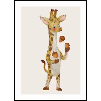Plakát Jen tak z lásky Plakát Žirafa Rozměr plakátu: A4 (21 x 29,7 cm)