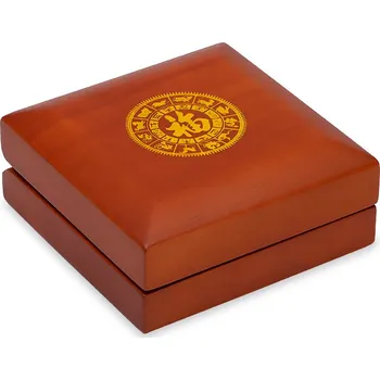 Dřevěná krabička 1 x Au 37 mm Lunární série III. 1 Oz