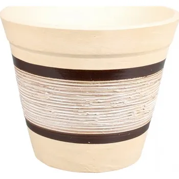 Květináč Květník ASTREA přírodní kamenina d26cm