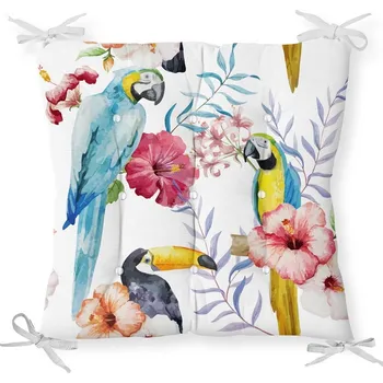 Podsedák Podsedák s příměsí bavlny Minimalist Cushion Covers Jungle Birds, 40 x 40 cm ID_1377651
