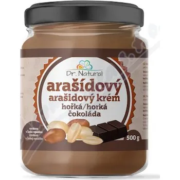 Dr.Natural Arašídový krém s hořkou čokoládou 500g