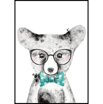 Plakát Jen tak z lásky Plakát Medvídek Rozměr plakátu: A4 (21 x 29,7 cm), Varianta medvídka: Medvídek šprtík