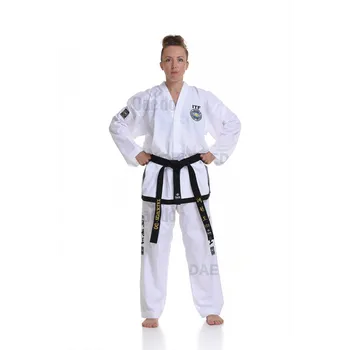 Oblečení pro bojové sporty Daedo ITF Approved Dobok s lemem, TAITF10814 160
