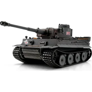 RC model tanku TORRO RC tank 1:16 Tiger I raná verze (BB, kov. převodovka a vana)