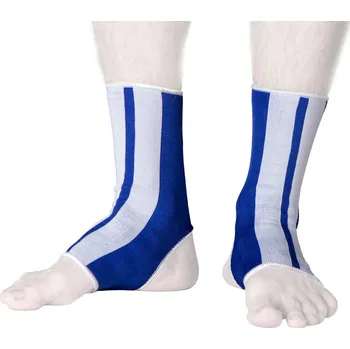 Bandáž kotníků Fighter - modrá/bílá, FAS-07 M