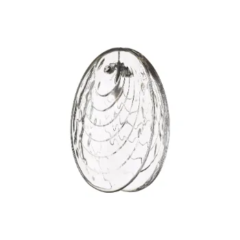 Bomma Luxusní závěsné svítidlo Mussels bez baldachýnu Povrch Montury: Antracit, Barva skla: Transparentní