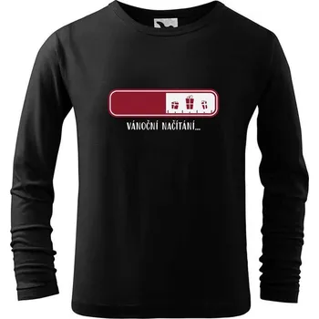 Chlapecké tričko DOBRÝ TRIKO Dětské triko s potiskem Načítání vánoc Velikost: 158/12 let, Barva: Černá