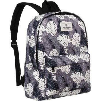 Městský batoh Tmavě šedý batoh s květinovým vzorem Peterson PTN 79904 Velikost: ONE SIZE