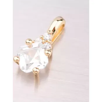 Přívěsek Dámský přívěsek žluté zlato 585 zirkon GZ2311