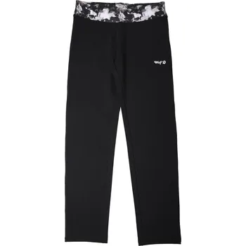 Dámské legíny Dámské legíny černé se šedobílým pasem WOLF T2371C Velikost: M