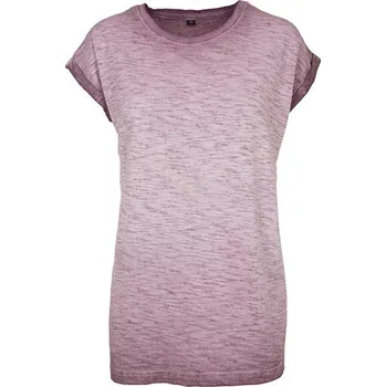 Dámské tričko Build Your Brand Dámské tričko BY056 Burgundy (Spray Dye) L