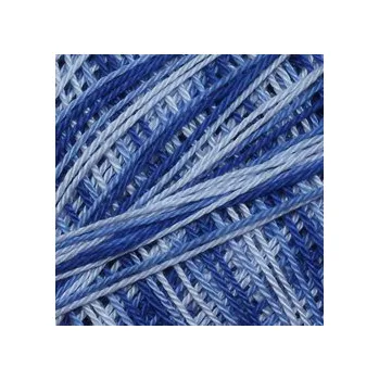 Příze Háčkovací příze Sněhurka ombré 55382 - tmavě modrá