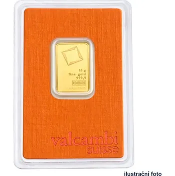 Argor Heraeus Zlatý slitek 10 g - Valcambi
