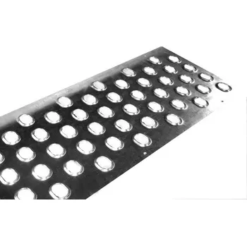 Příslušenství pro přívěs Plech pojezdový VAPP 1000x500x3 mm, s prolisy, žárově zinkovaný plech, materiál S235JR