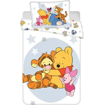 Bytový textil Jerry Fabrics Disney povlečení Medvídek Pů Stars baby 100 x 135 cm 40 x 60 cm