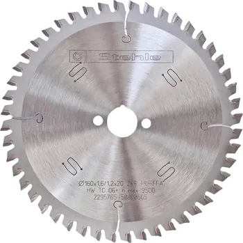 Pilový kotouč Stehle | Pilový kotouč na plasty ø 160/20 mm Z48 TR-F-FA
