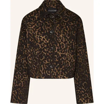 Studio Ar Dámská Džínová Bunda Daria, černá / hnědá, 38