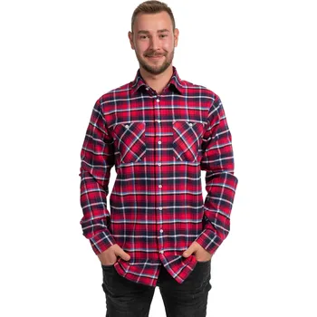 Pánská košile LUIZ Pánská flanelová košile Bruno 184 Velikost: 39