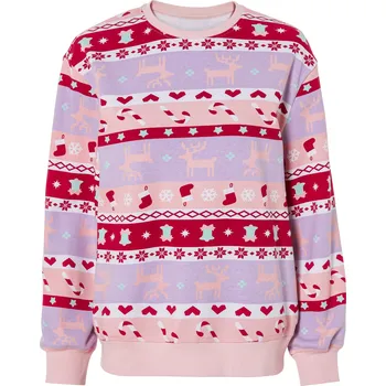Dámská mikina esmara® Dámská vánoční mikina (XS(32/34), světle růžová)