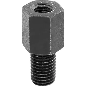 Motodíl Q-TECH adaptér výšky zp. zrcátka vnitřní a vnější závit M10 pravý černý