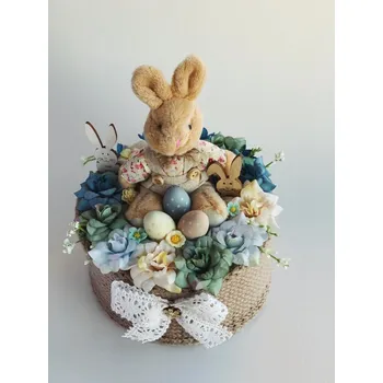 Velikonoční dekorace BRIMOON Zajíček na louce