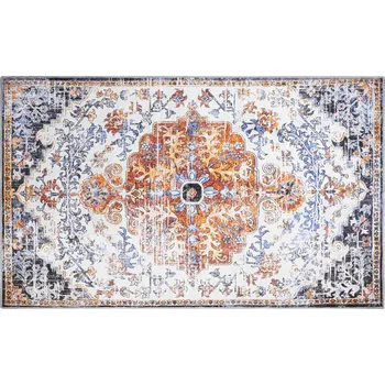 Koberec Koberec Cleo modrý/oranžový, velikost 140x200