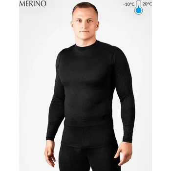 REDLINE triko SAXON 2.0 MERINO Funkční black - S