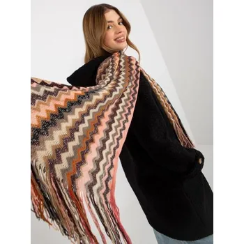 Dámský šátek vzorovaný DARBY světle růžový