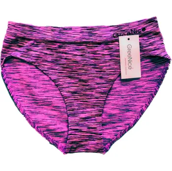 Kalhotky Dámské bezešvé melírované kalhotky Greenice 3822 Barva: růžová, Velikost: XL-XXL